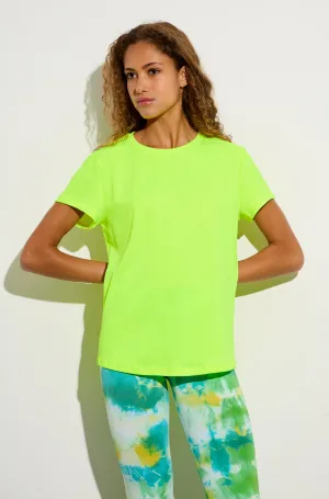 Κοντομάνικη MESH μπλούζα | Neon Green