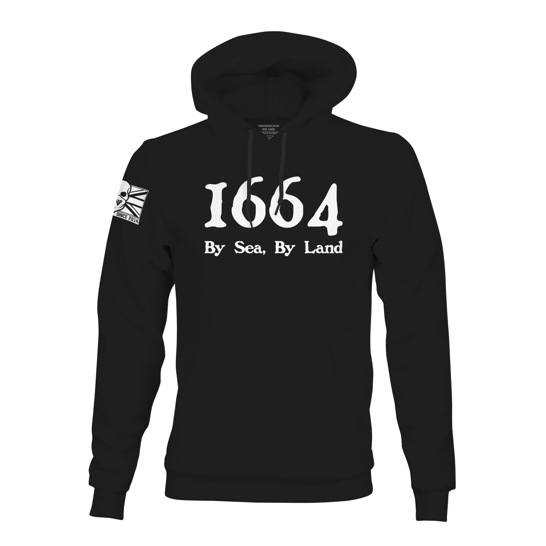 1664 BY SEA BY LAND BLK HOODIE
