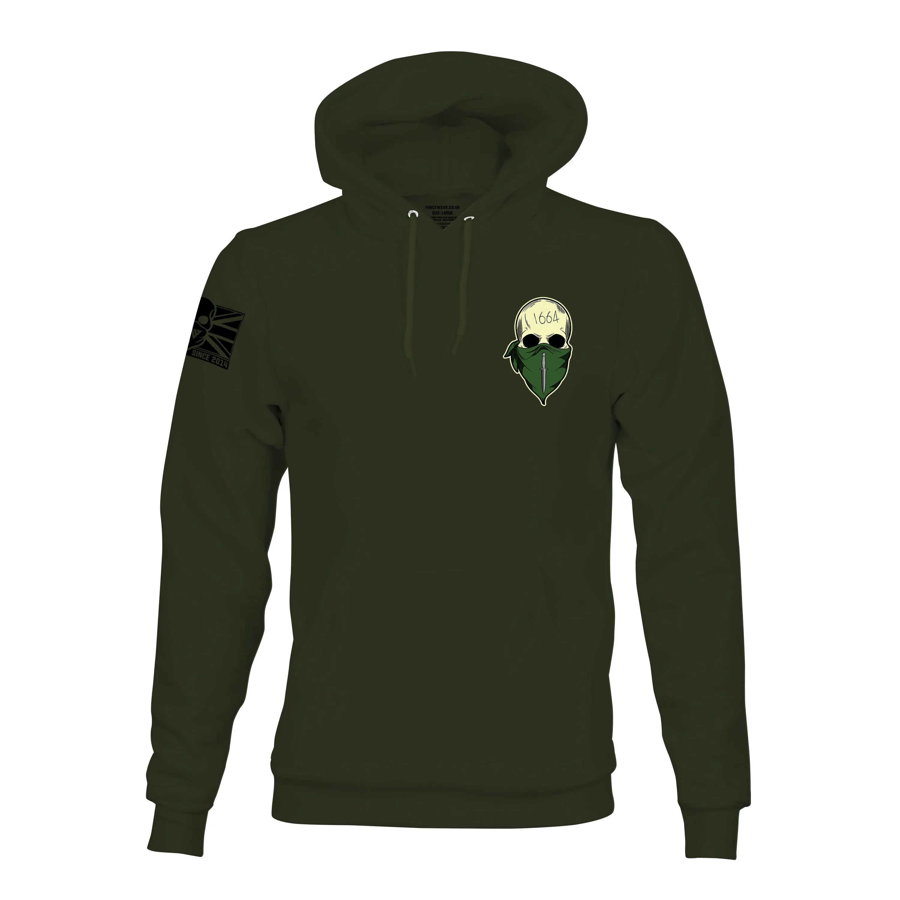 1664 ROYAL MARINE SKULL HOODIE