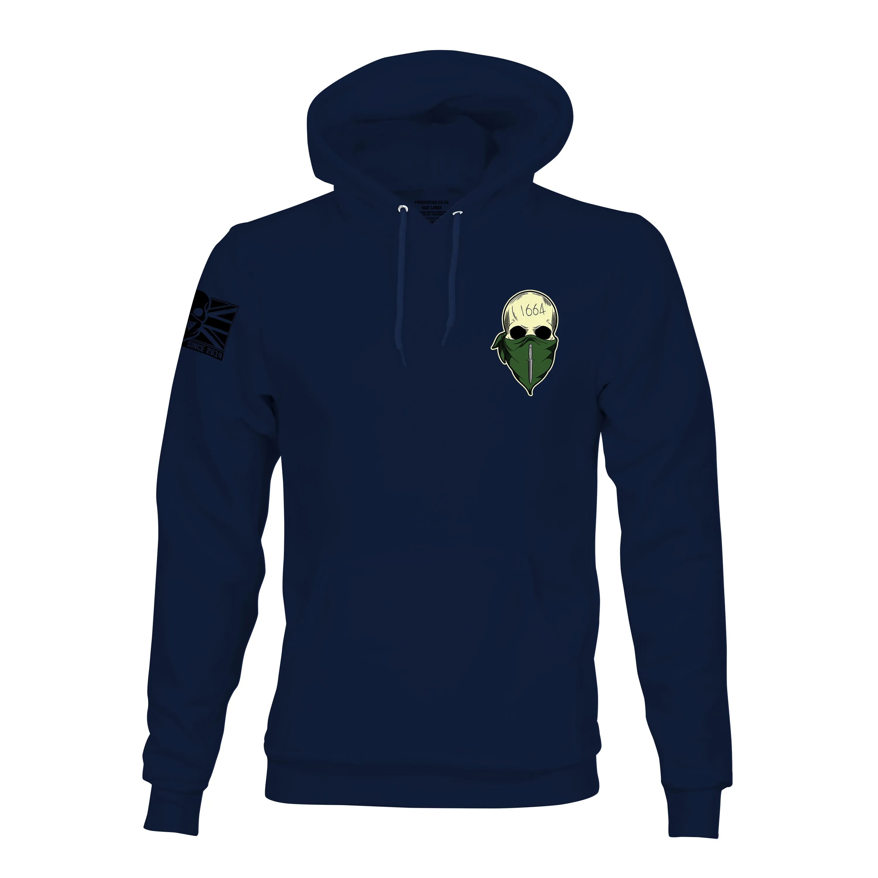 1664 ROYAL MARINE SKULL HOODIE