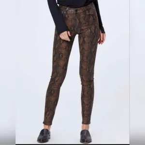 #171 Paige Hoxton Ankle Jeans Snake Print