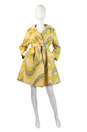 1960s Bill Blass Bond Street Mod Coat