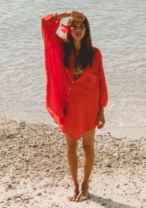 3 Palms Shirt Dress