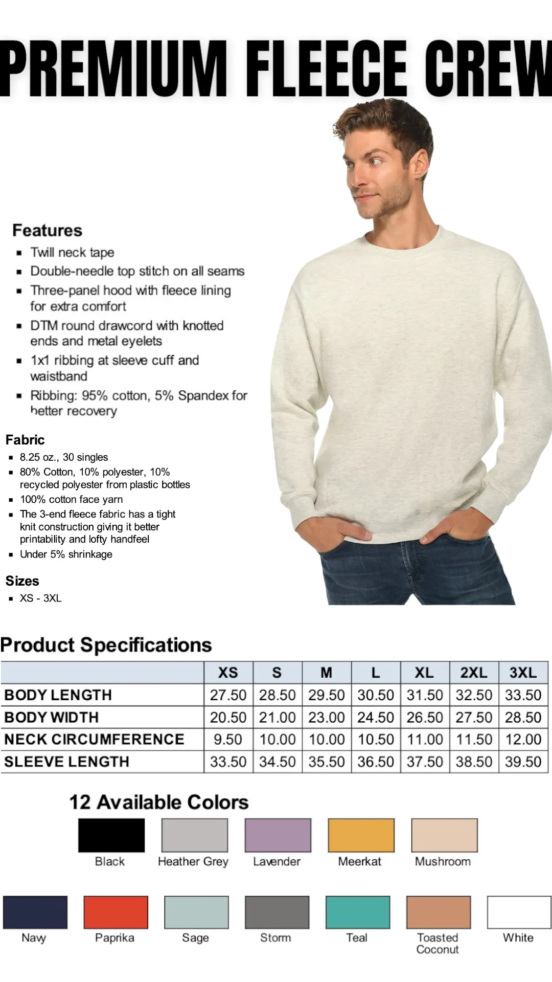 3D Puff Printed Sweatshirts & Hoodies