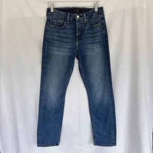 7 For All Mankind Women's Slim Boyfriend Jeans Dark Wash Blue Size 26​​​​