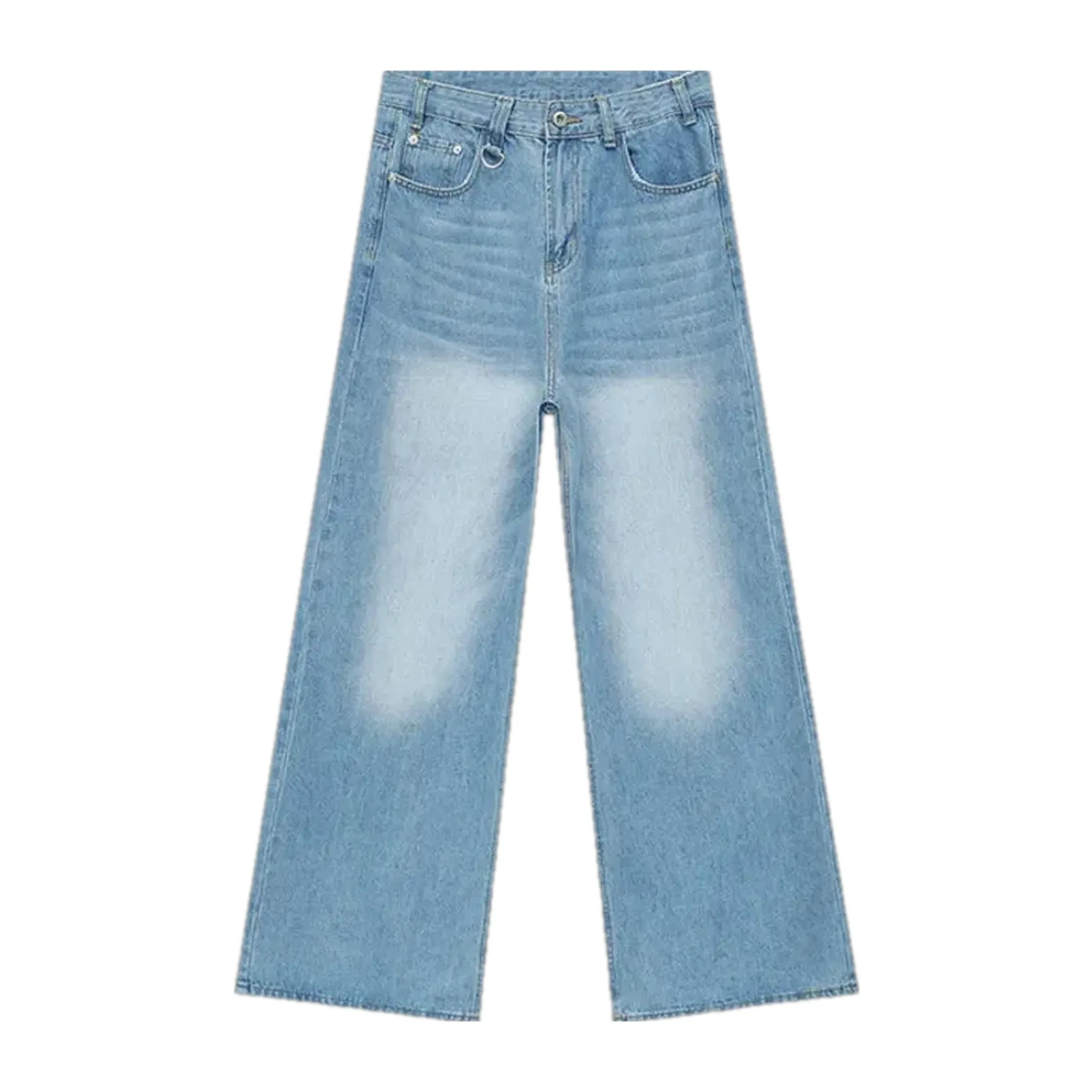 Abraded style men's jeans