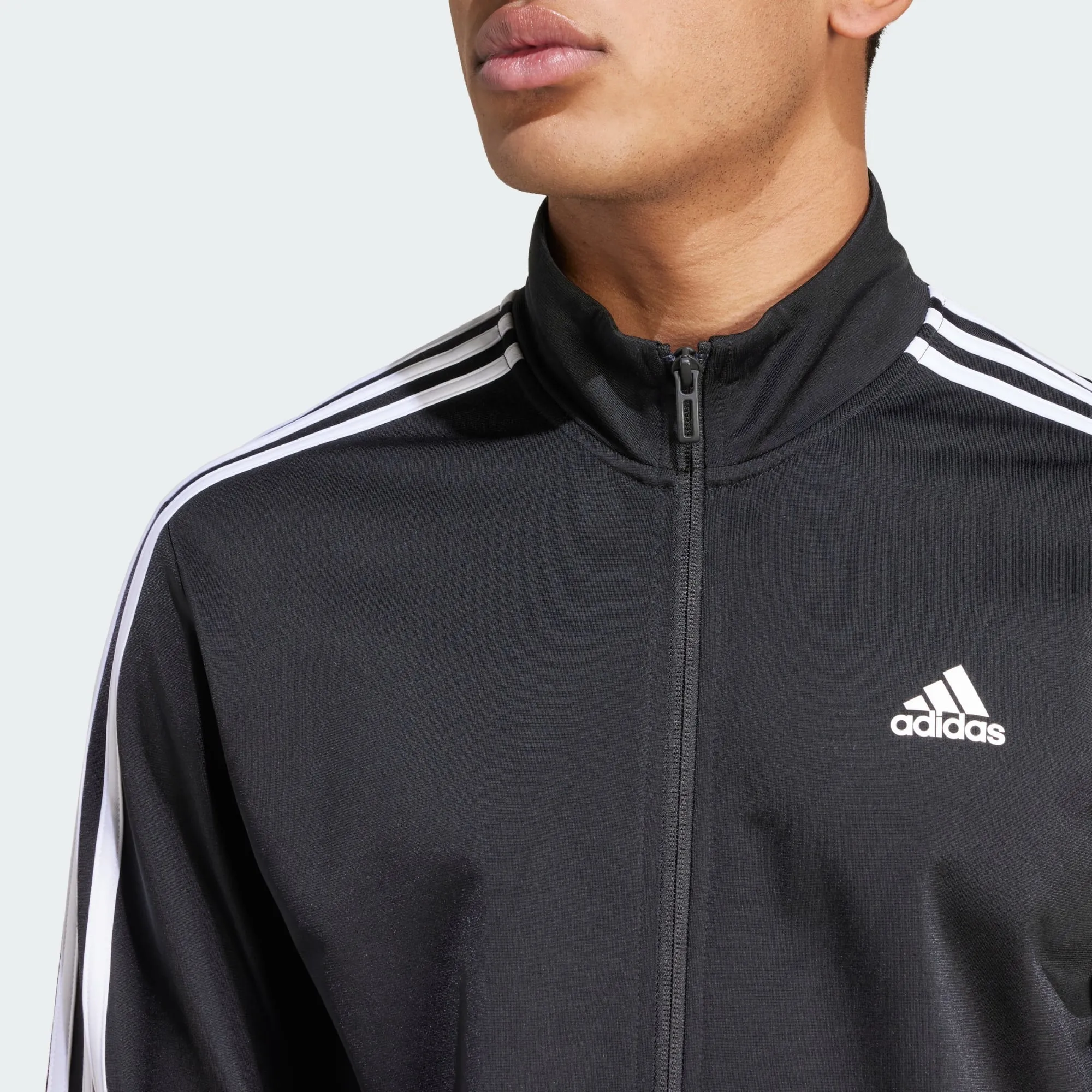 ADIDAS ESSENTIALS WARM-UP 3-STRIPES TRACK JACKET