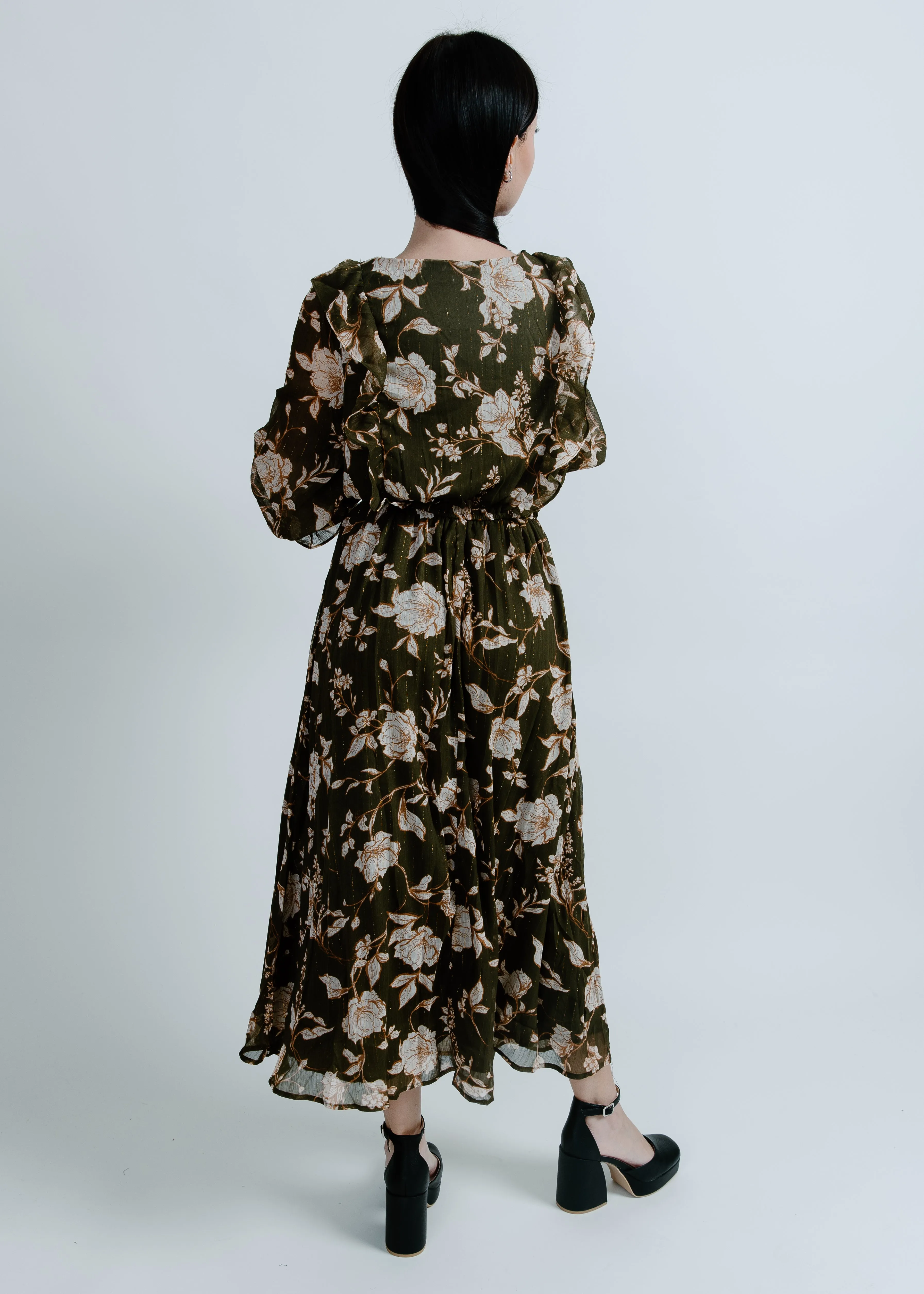Afternoon Tea Floral Midi Dress