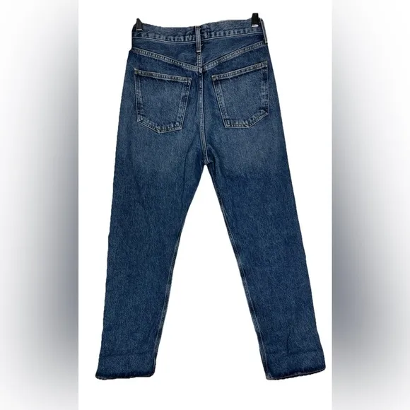 Agolde 90s Pinch Jeans Women 24 Button Fly Hi-Waisted Straight Organic Cotton US