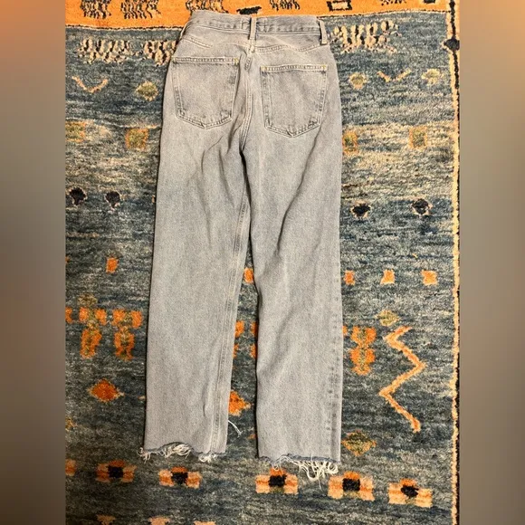 Agolde Fitted 90s Straight Leg Jeans, Organic Cotton, Size 24