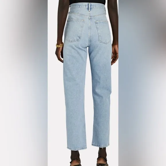 Agolde Fitted 90s Straight Leg Jeans, Organic Cotton, Size 24
