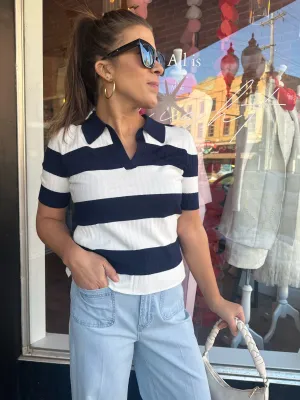 Alexa Stripe Top