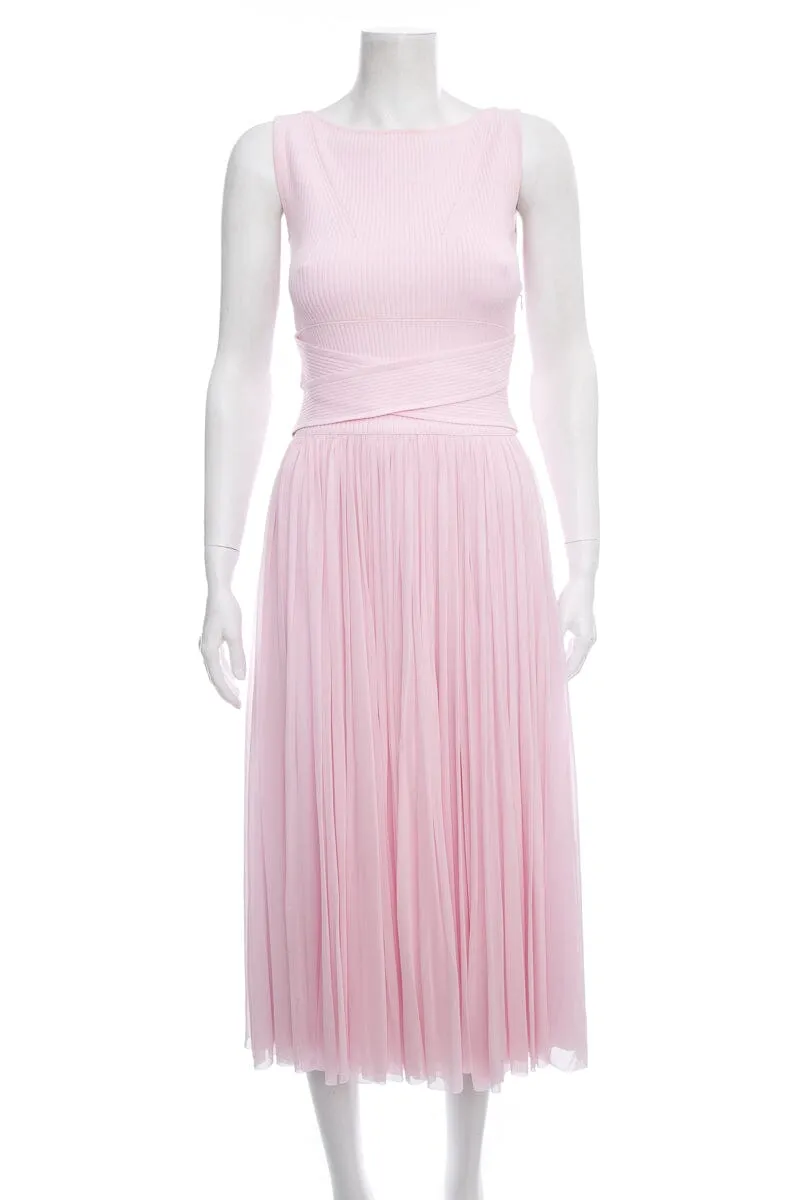 Alexander McQueen Pink Sleeveless Dress SZ 38