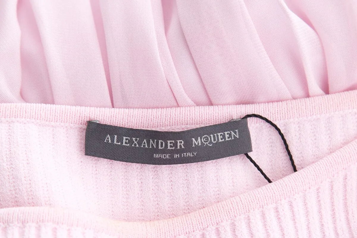 Alexander McQueen Pink Sleeveless Dress SZ 38