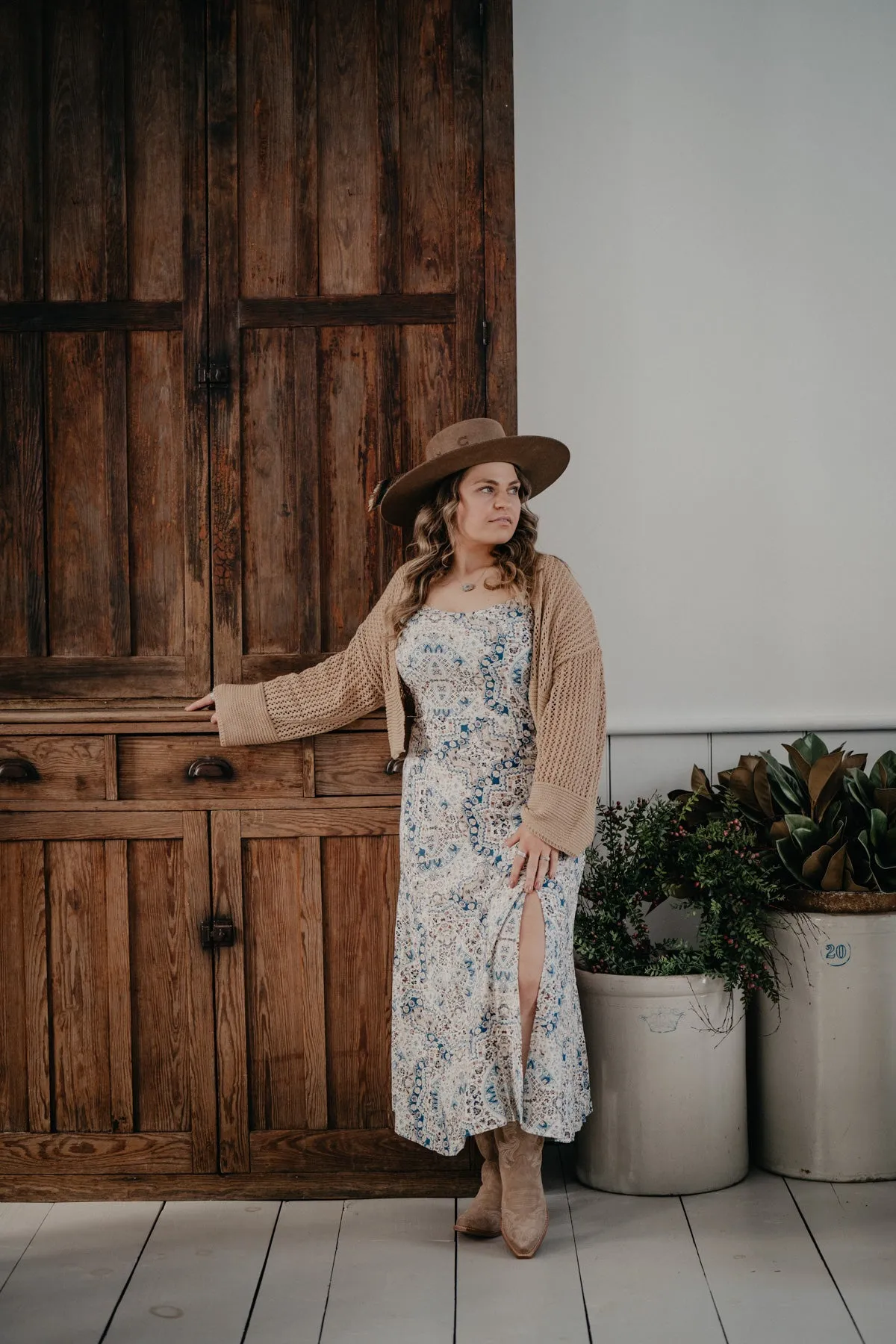 'Alexia' Wrangler Bandana Print Maxi Dress (S-XXL)