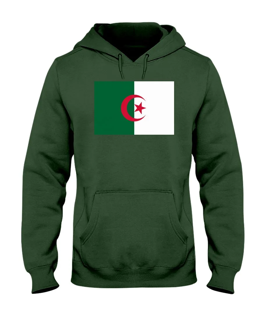 Algerian Flag Jerzees  Hoodie
