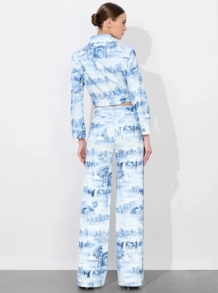 Alice   Olivia Weezy Printed Jeans in Chateau