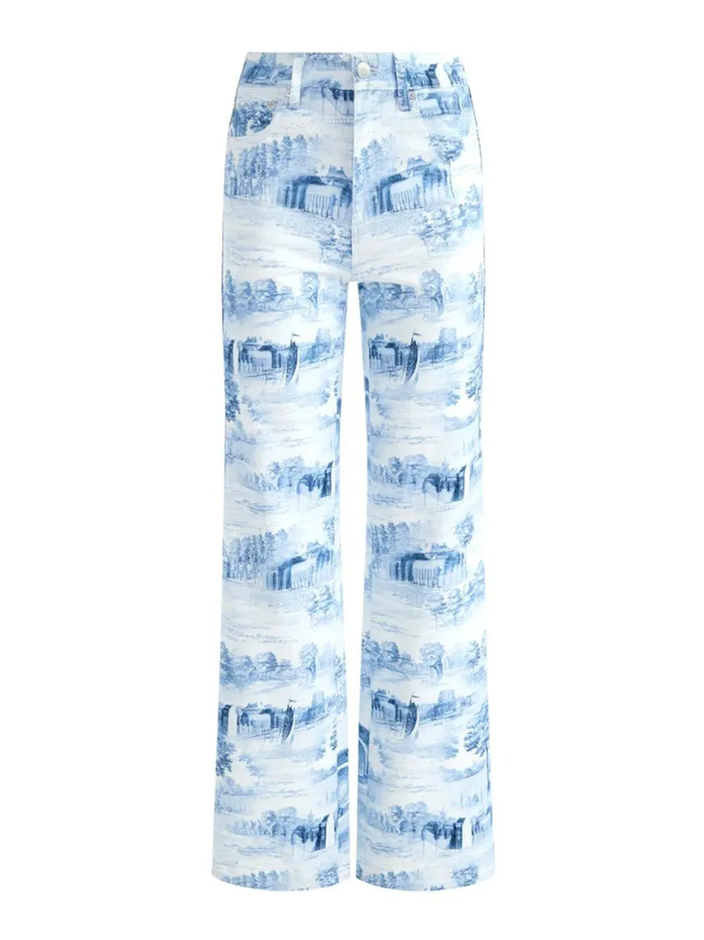 Alice   Olivia Weezy Printed Jeans in Chateau