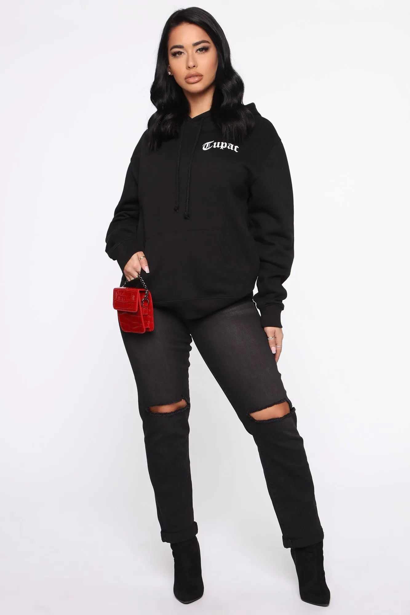 All Eyes On Me Hoodie - Black