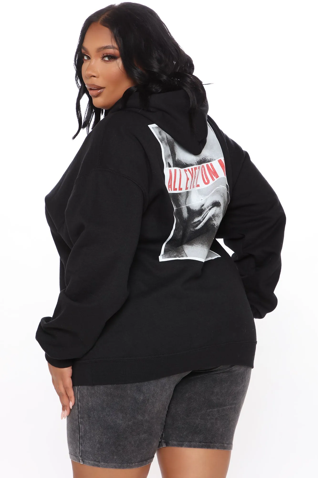 All Eyes On Me Hoodie - Black