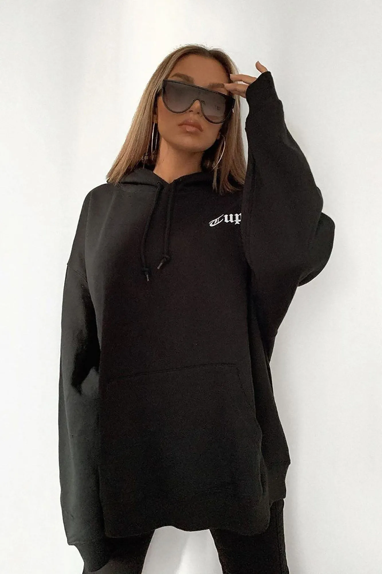 All Eyes On Me Hoodie - Black
