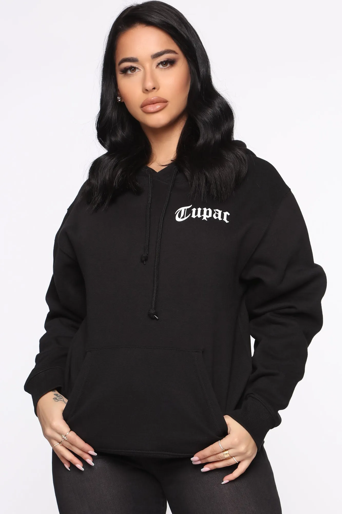 All Eyes On Me Hoodie - Black