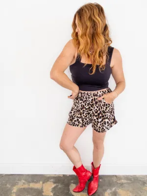 All In Leopard Shorts