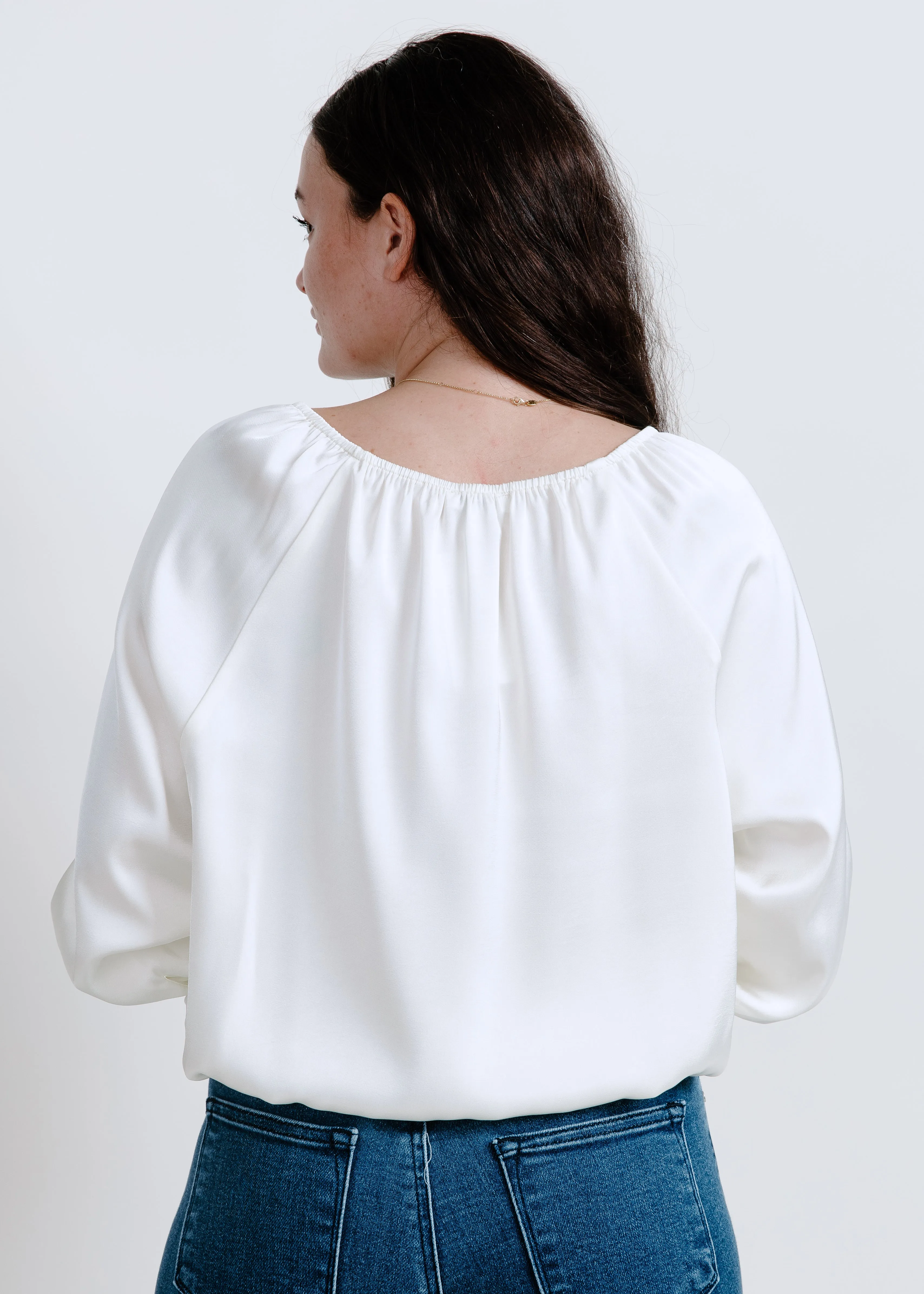 Amber Bubble Hem Blouse