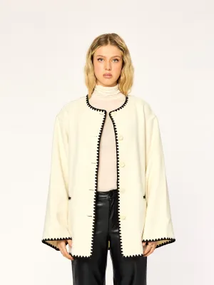 AMBER - Coat • Off-White
