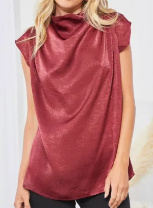 Amelia Cowl Neck Blouse