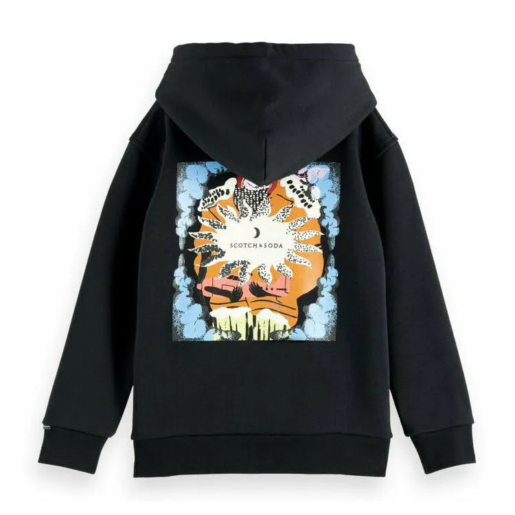 Amelia Earhart Artwork Hoodie - Black