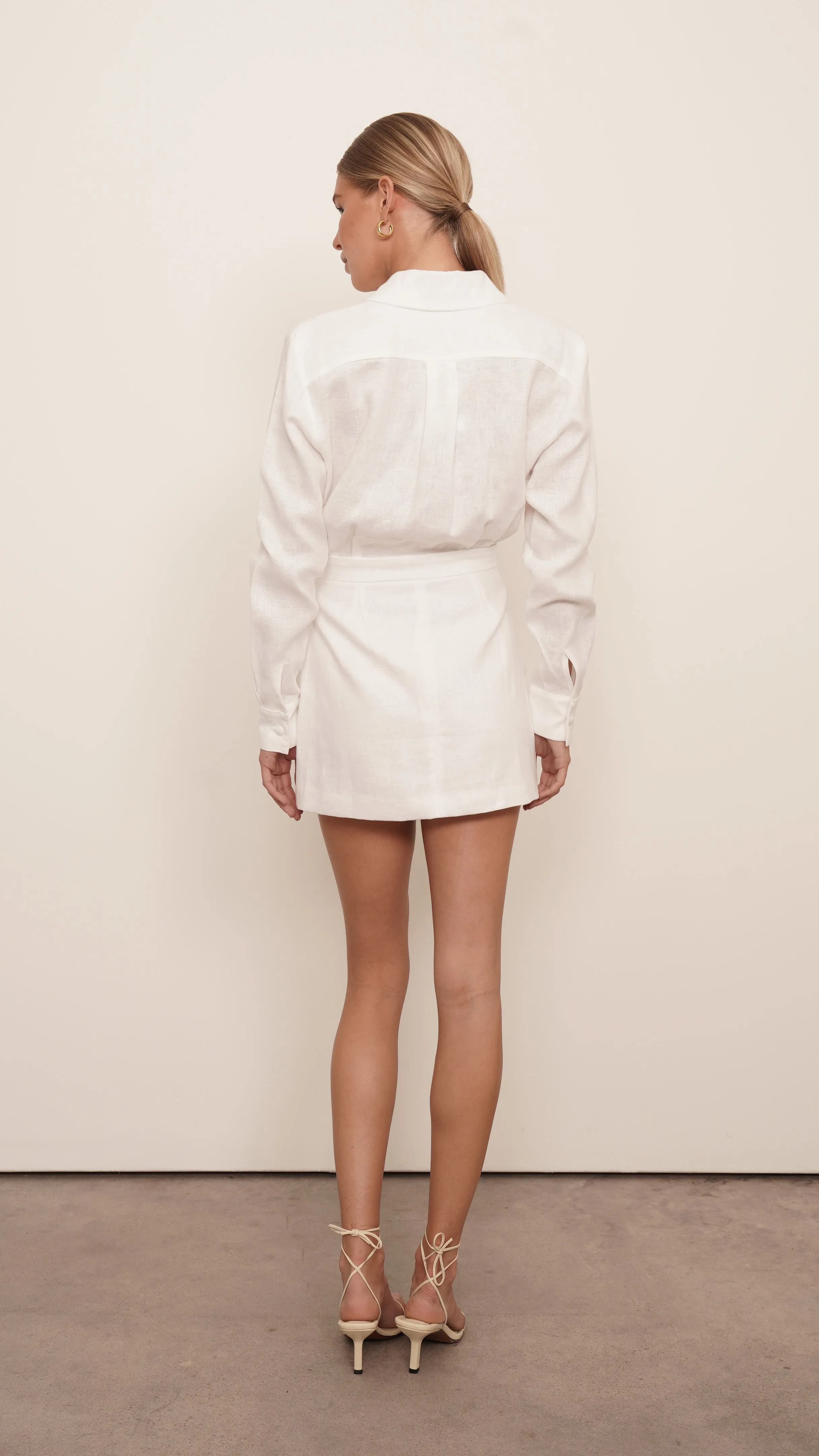 ANDREINA DRESS - WHITE