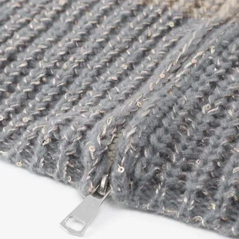 Angelina | Luxurious knitted sweater with elegant glitter details