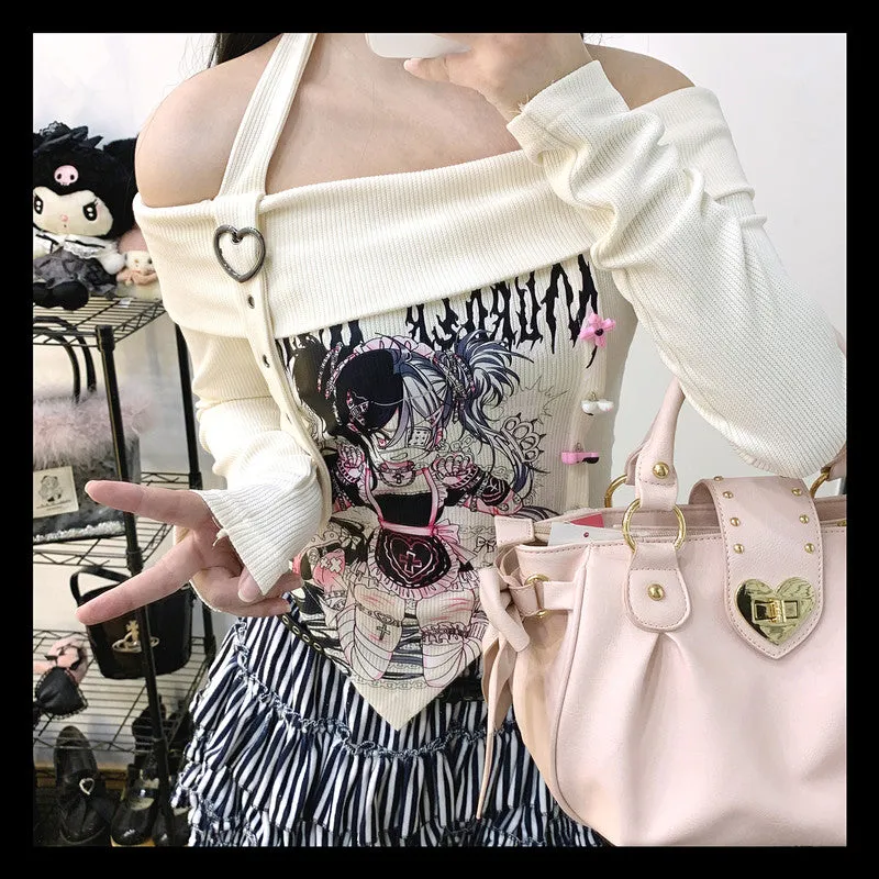 Anime Print Hoodie UB99231