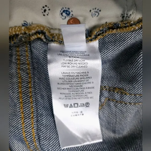Anthropologie Pilcro Annie Wide Leg Ultra High Rise Paint Splatter Jean 27