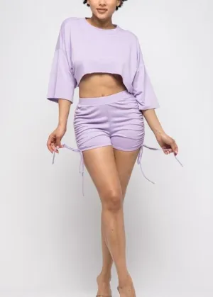 Anywhere! Anytime! Shorts Set