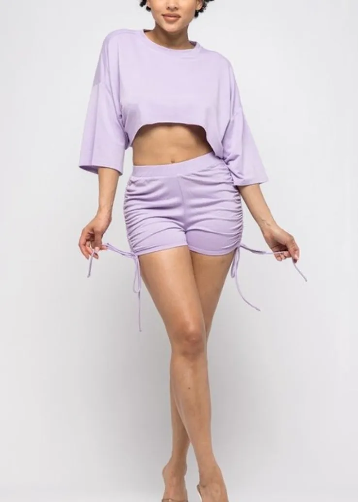 Anywhere! Anytime! Shorts Set