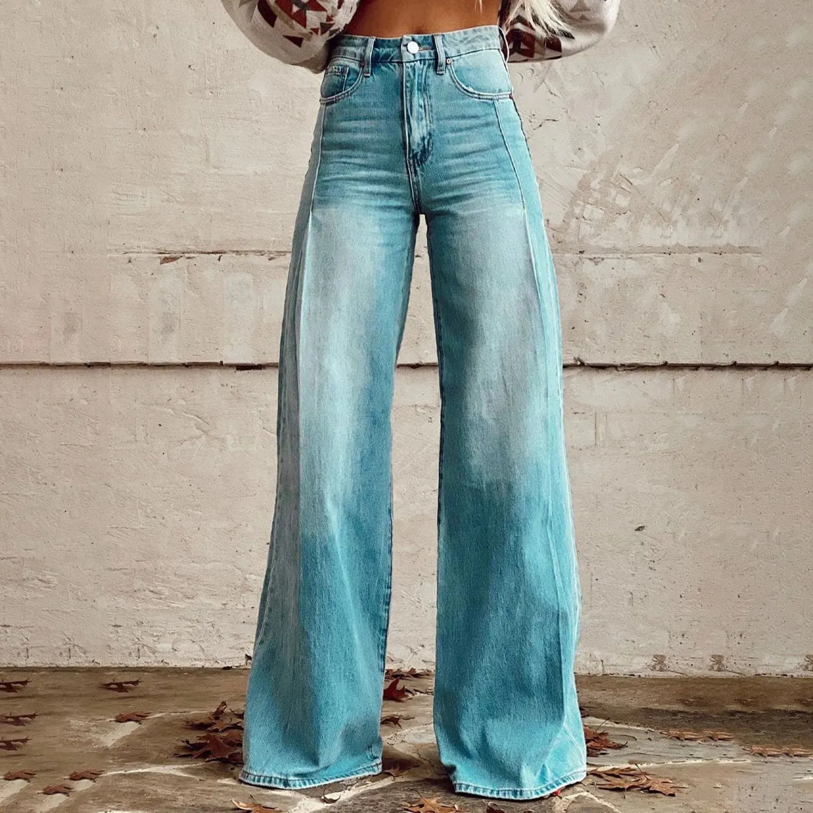 Arctic™ | Vintage Floral Wide-Leg Jeans