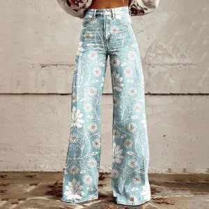 Arctic™ | Vintage Floral Wide-Leg Jeans
