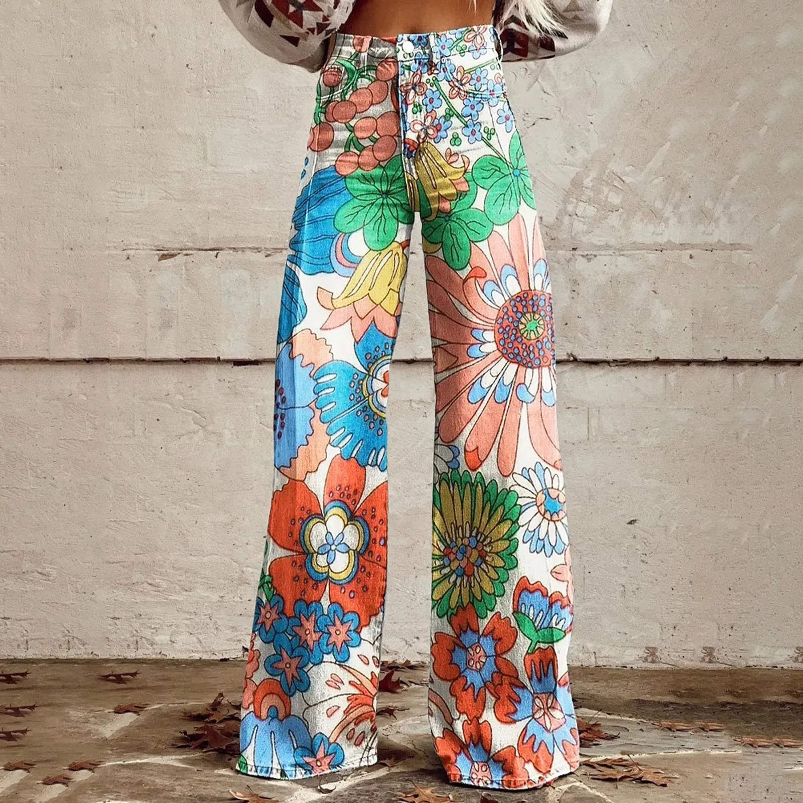 Arctic™ | Vintage Floral Wide-Leg Jeans
