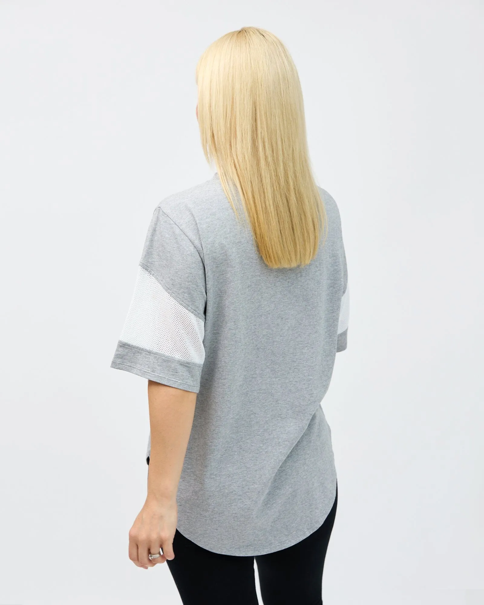 Ari Mesh Tee - Grey