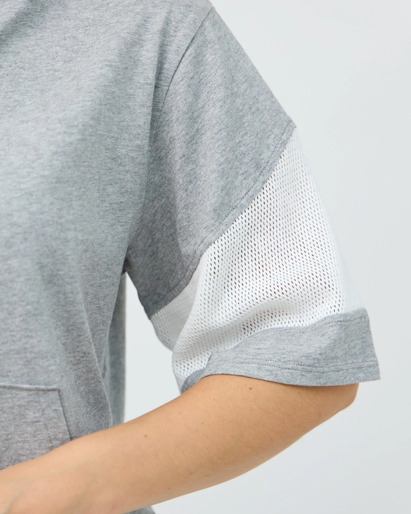 Ari Mesh Tee - Grey