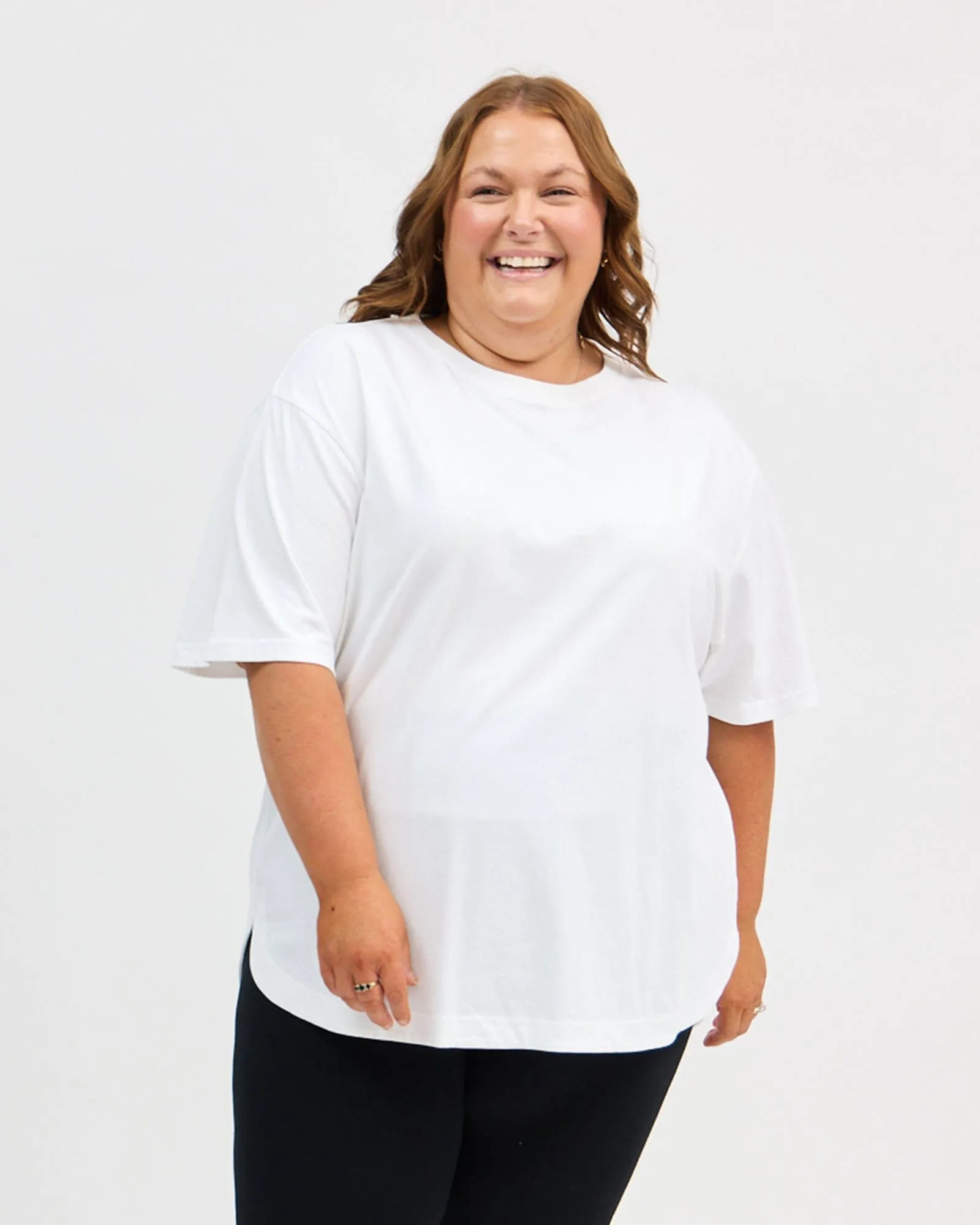 Ari Mesh Tee - White