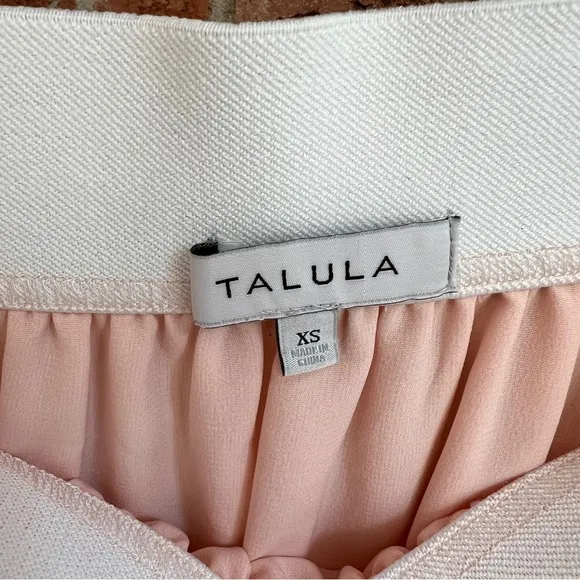 Aritzia Talula Tutu Style Skirt Pink And White