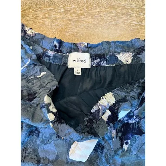 ARITZIA WILFRED Montrouge Shorts blue floral