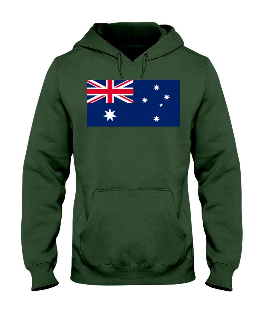 Australian Flag  Jerzees  Hoodie