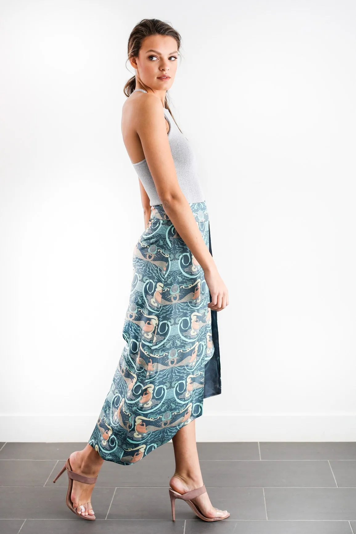 AVERY SKIRT - MERMAID PRINT