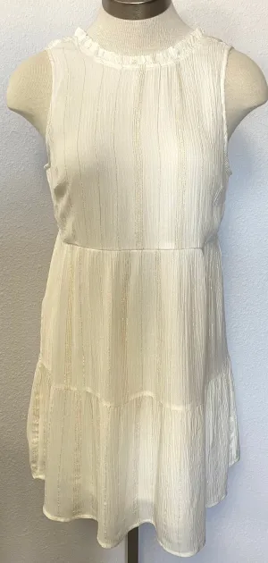 BABYDOLL LUREX TIE DRESS