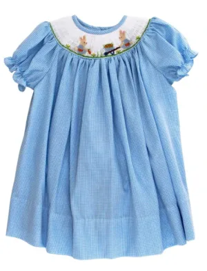 Bailey Boys Smocked Bunnies - Bishop Dress