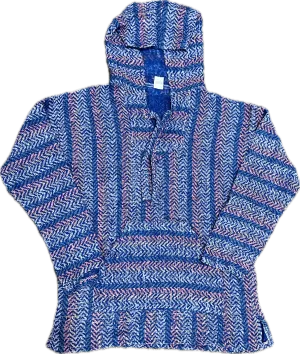 Baja Hoodie - Pink/Blues